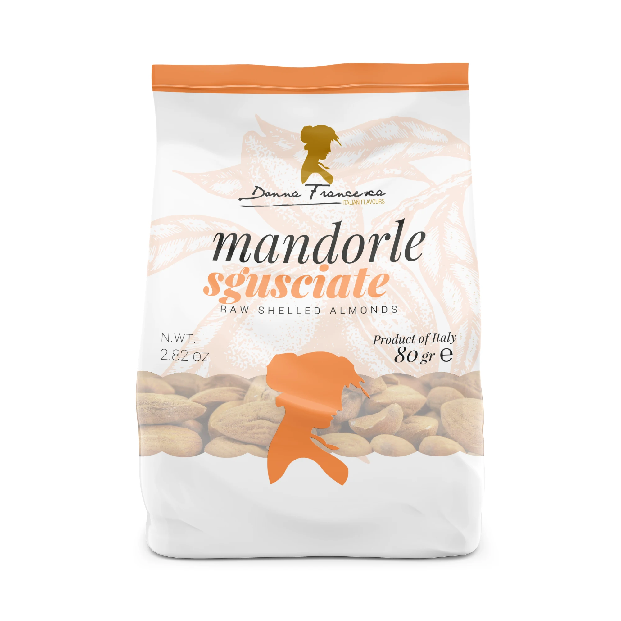 Italian Raw shelled Almonds 80 g