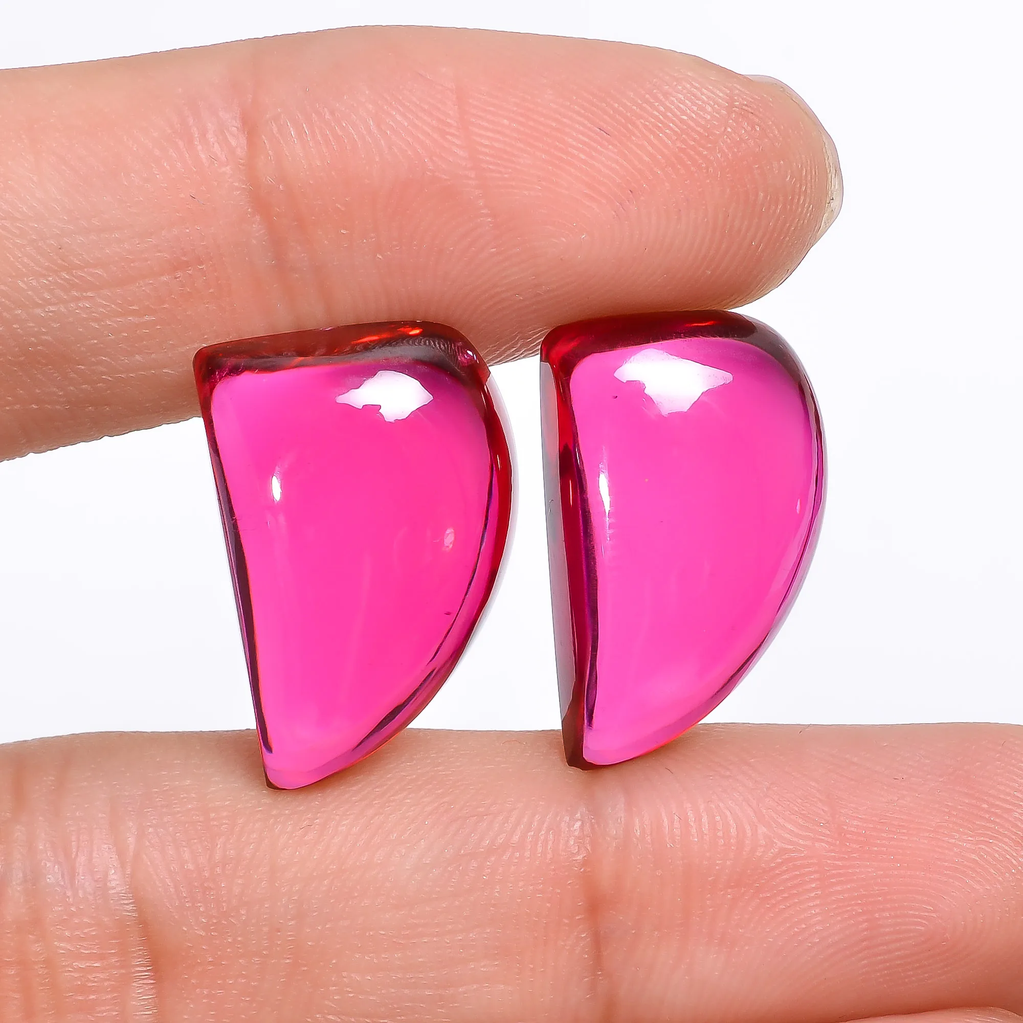 Ruby fancy cabochon Natural Corundum Ruby fancy Shape cabochon Cut Stone Gemstone