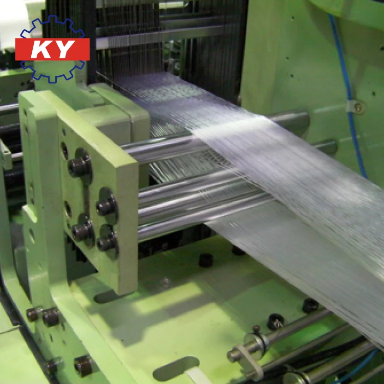 KY narrow fabric weaving loom for shock absorbing lanyard