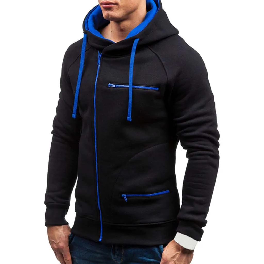 
Zipper Style Hoodies Awesome Style White Fleece Men Side Zip Hoodie 