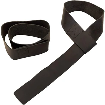 
2020 Hot Seller Heavy duty New Leather lifting straps with heavy wrist support 