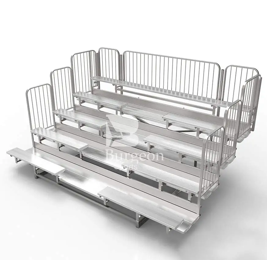 
Metal Permanent Gym Bleachers Modular Fixed Grandstands for Arena  (62018231062)