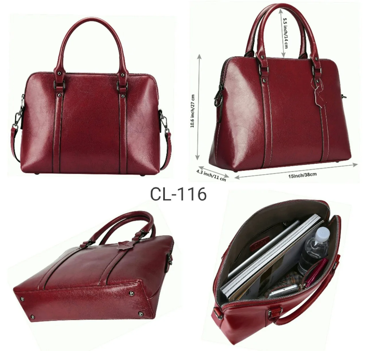 Lady Handbag Women Bag Sets Synthetic Leather Cosmetic Bags Office Bag for Female