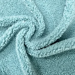 Thick knitting polyester wheat velvet grain cashmere lamb-like fashion coat plush toy fabric