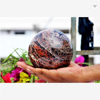 Sonoran Dendritic Jasper Rhyolite Stone Healing Metaphysical Power Aura Sphere Ball