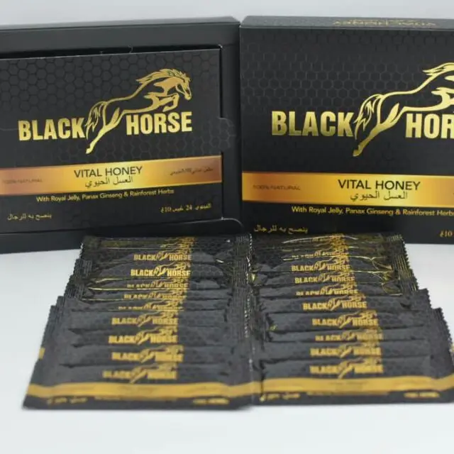 100% натуральный мед black horse royal honey vital honey