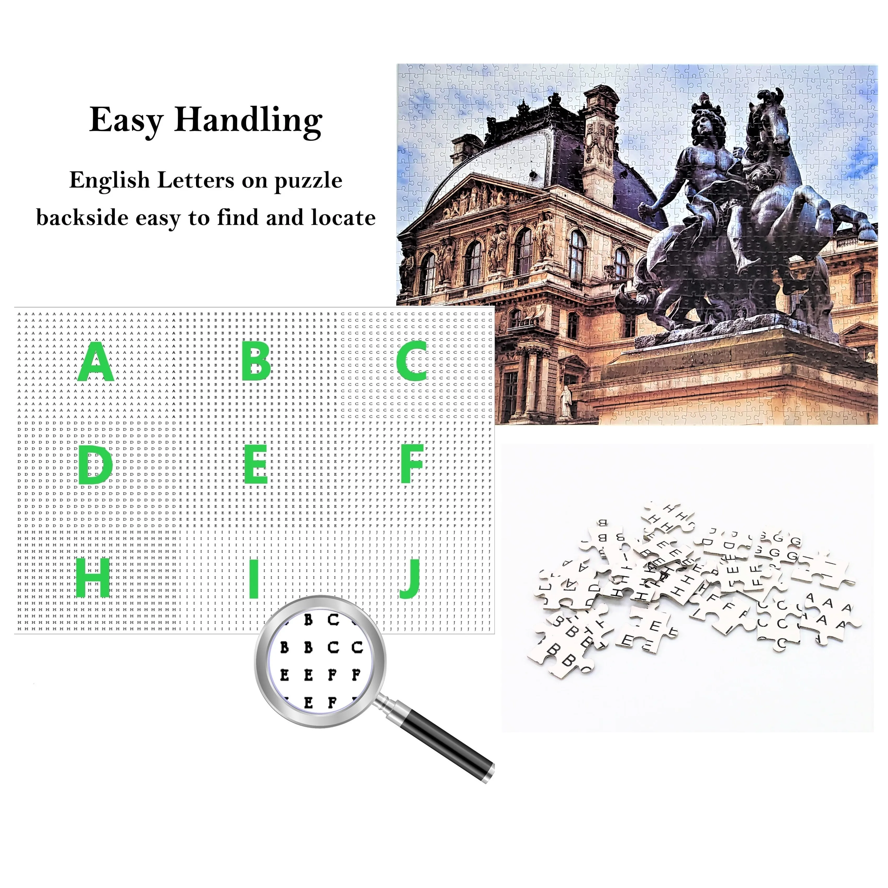 Распродажа оптовая продажа пазл-Лувр для взрослых и детей 1000 шт.