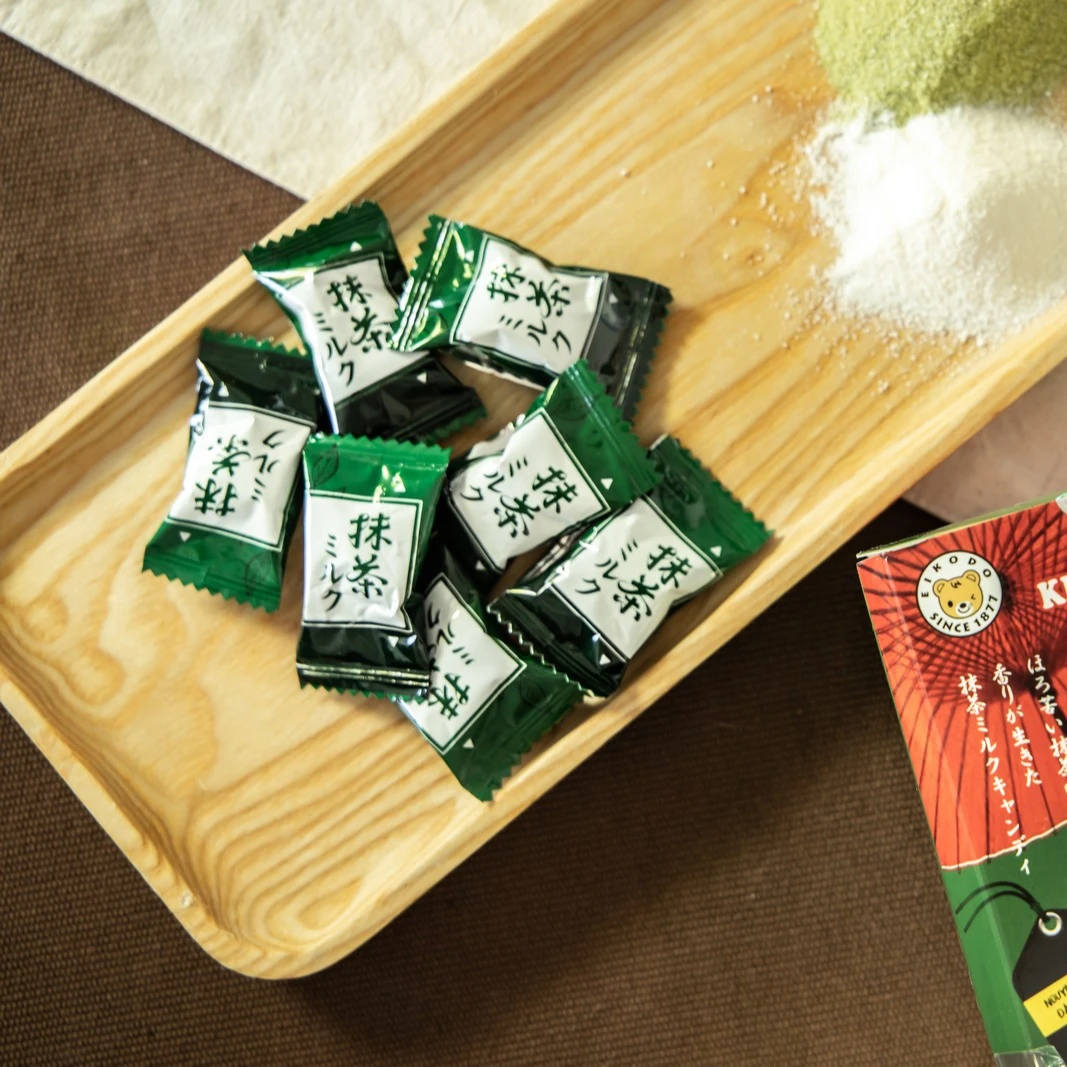 PRODUCT OF JAPAN MADE IN VIETNAM MATCHA MILK CANDY WHOLESALE GREAT QUALITY