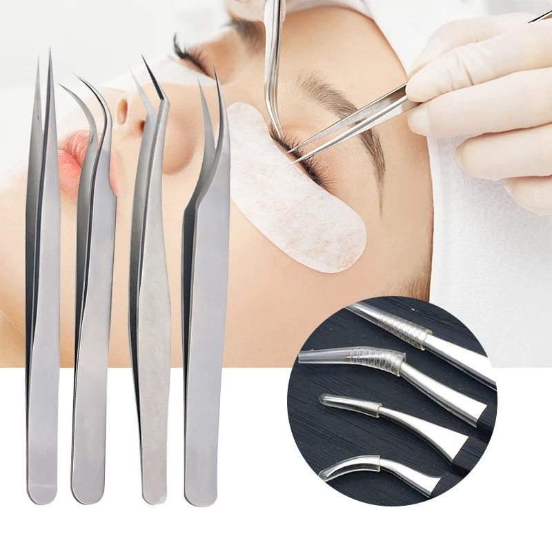 All Types Eyelahes Tweezers Laah Eyelash Extension Curve Lash Eyelashtweezer Las Extention Tweezers