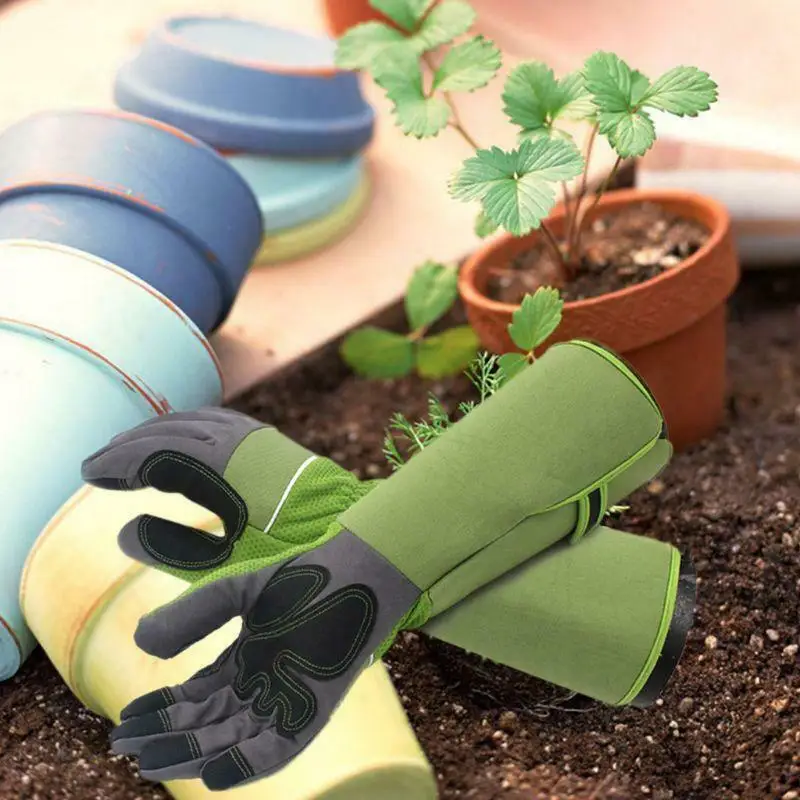 Outdoor Hand Protection Tig Barbecue Extra Long Forge Suede Grill Safety Kitchen gloves Work Welding Leather Gloves