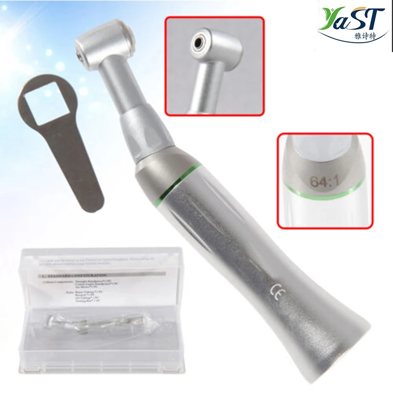 Dental 64:1 Reduction Contra Angle Handpiece Push for Implant Endo