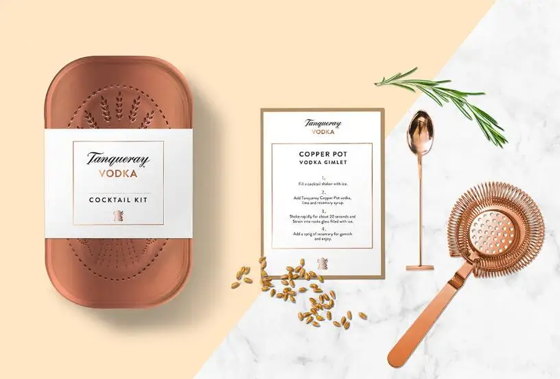 ice bucket, tanqueray br sets, tanqueray serving tray, tanqueray