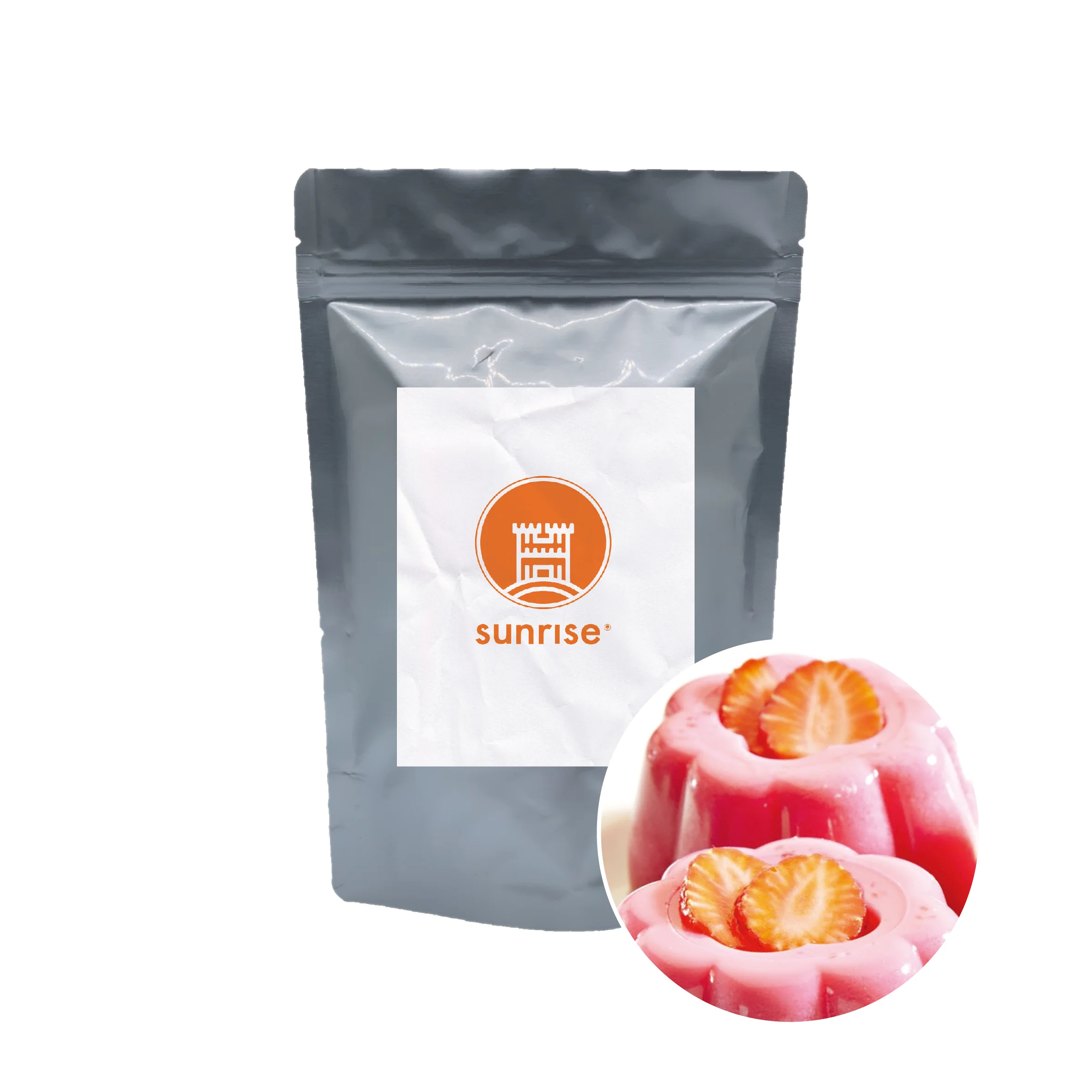 bubble tea powder Strawberry Pudding Powder Strawberry bubble tea flavors