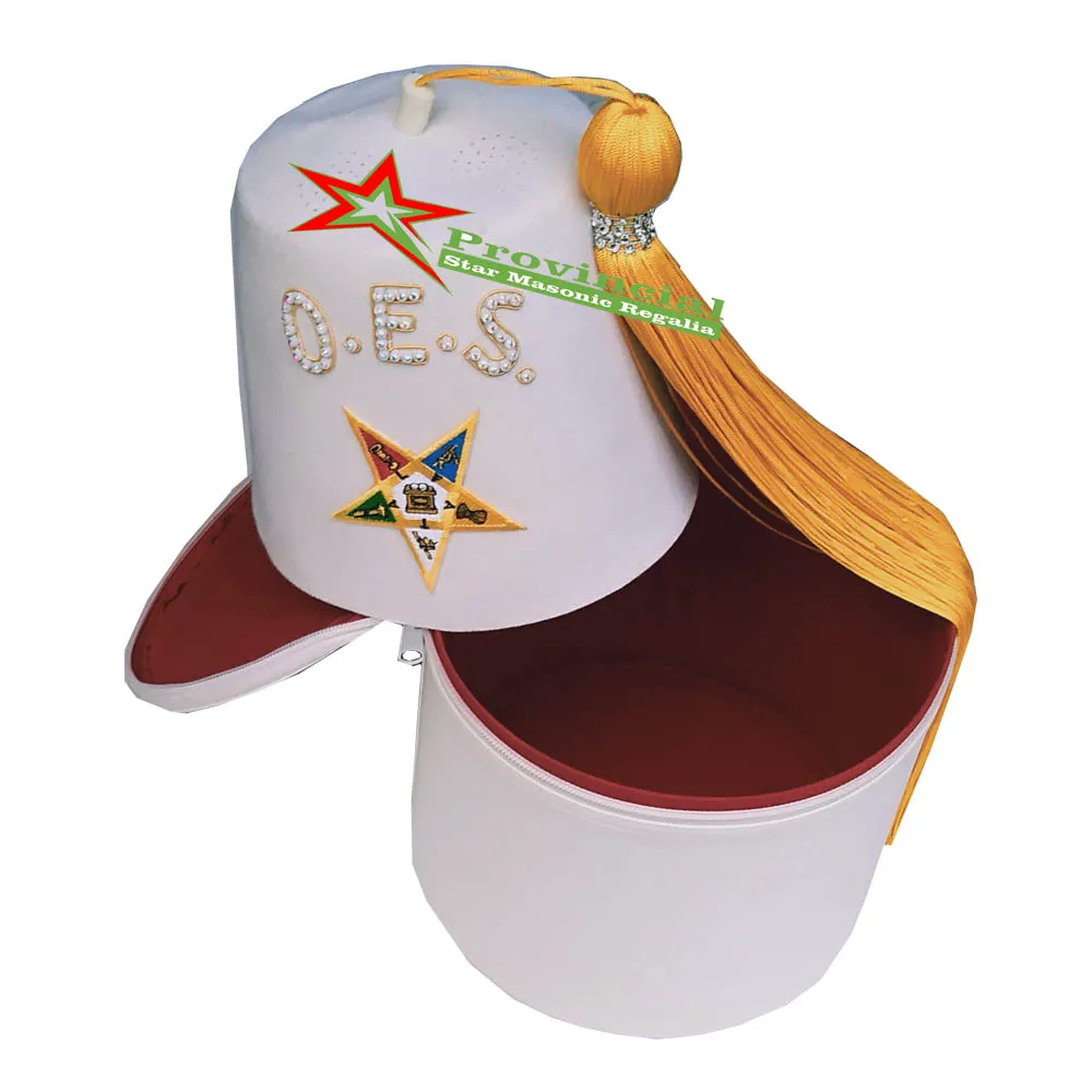 Eastern Star Sets Of Case With Fez Bullion Embroidery
