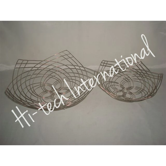 Dishes - Baskets - Iron Wire Mesh - Convenient - Decorative - High Quality - Multi Purpose - Handmade - Hi-tech International