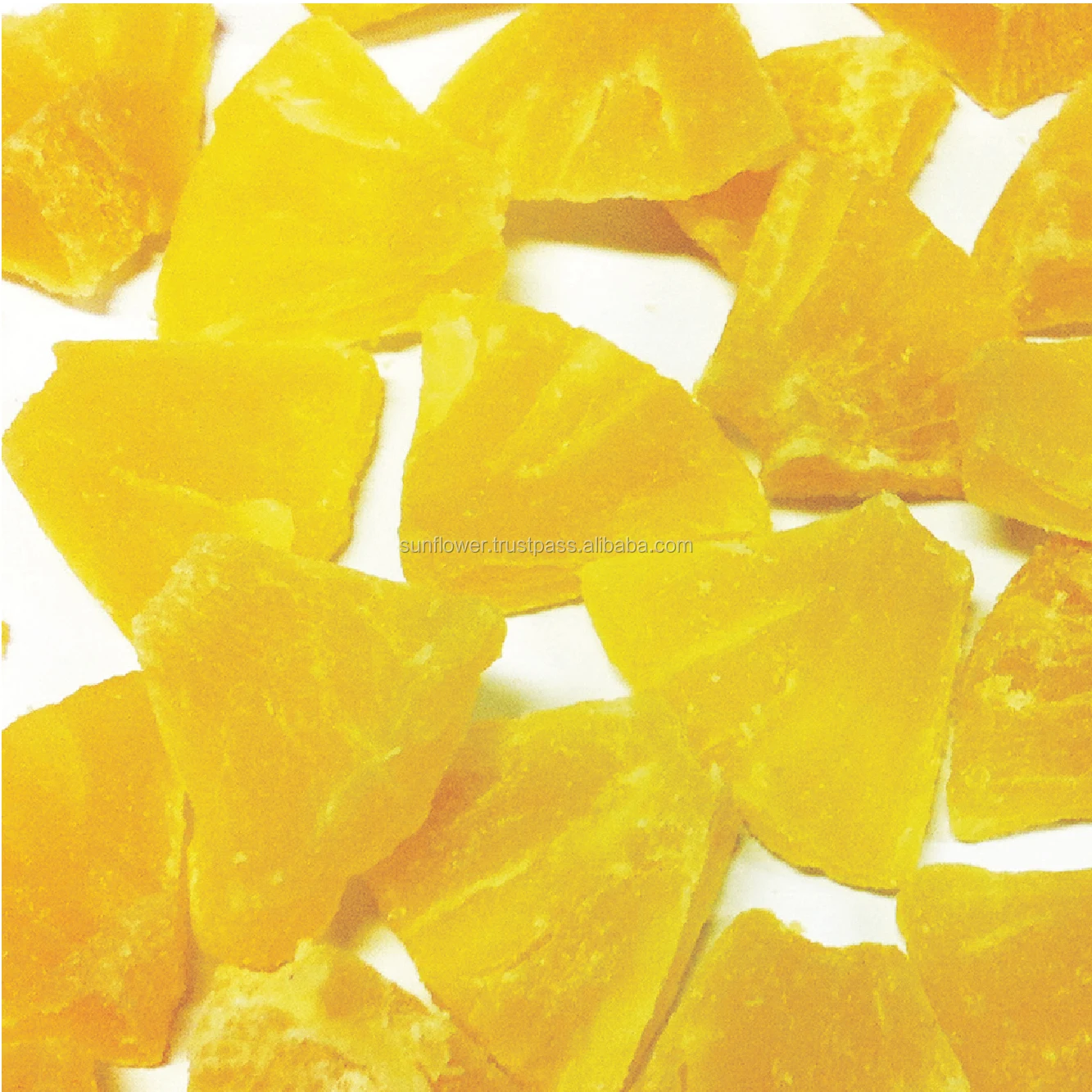 
Thai Dehydrated Pineapple Tidbits 1/8 Slice Natural Color High Quality 