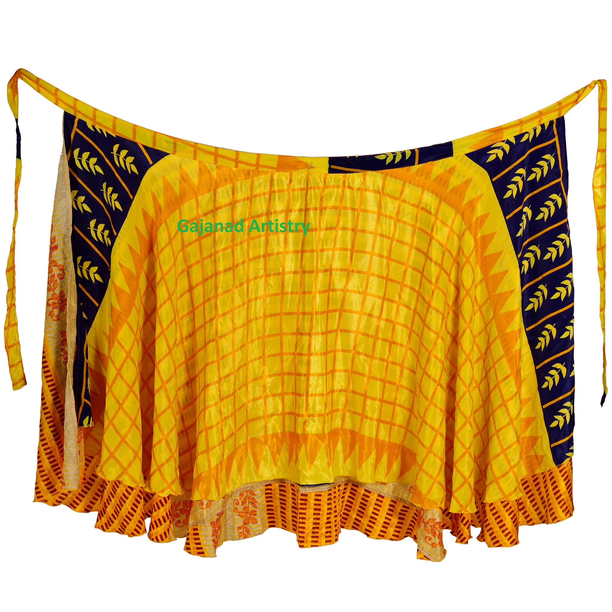 Wholesale lot Vintage Indian Silk Maxi Skirt Bohemian Floral maxi Hippie Skirts Boho Summer skirts Wrap one size