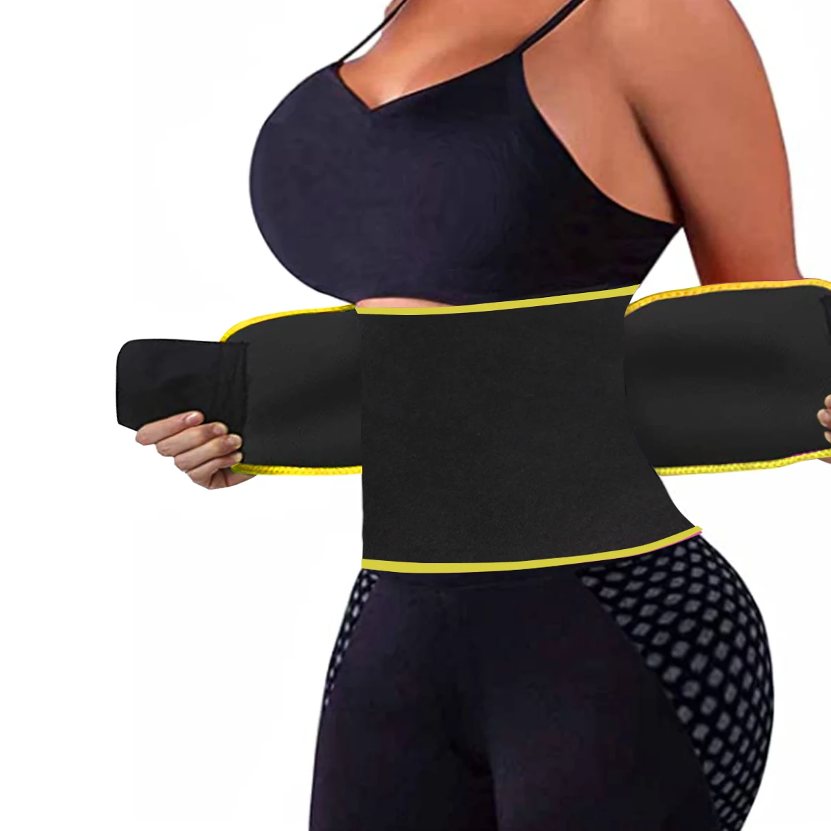 2021 Latest private label Bandage Waist Wrap Neoprene Waist Trainer Tummy Trimmer Slimming back support Belt girdles postpardum
