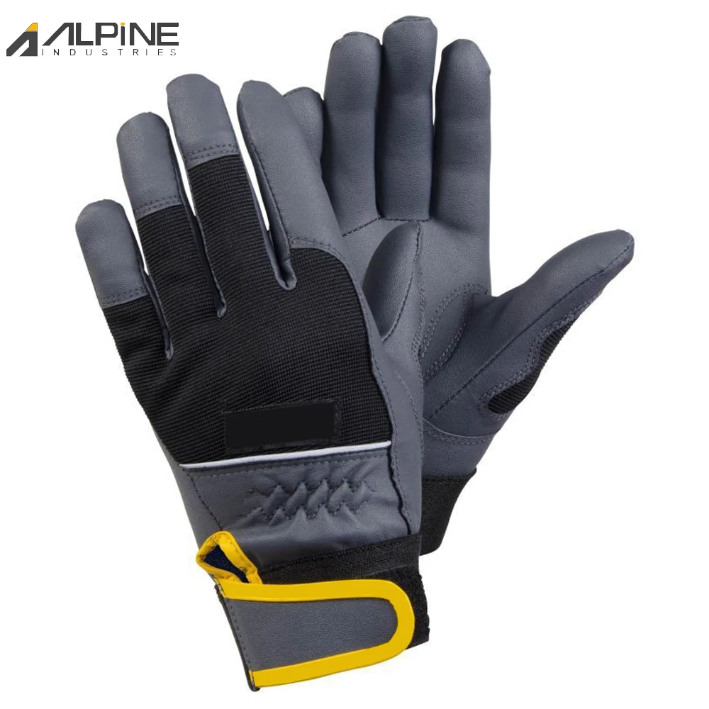 anti cutting mechanical safety work gloves assembly working glove / Custom safety assembly hand work gloves