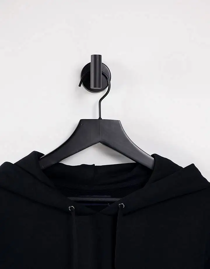 Fred Perry laurel wreath back print hoodie in black custom design