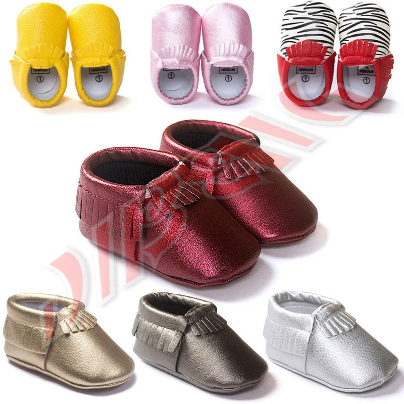 
Baby Leather Shoes First Walking Moccasins Infants Toddler Soft Sole Cute Boys Girls Crawling Animal baby leather slippers 