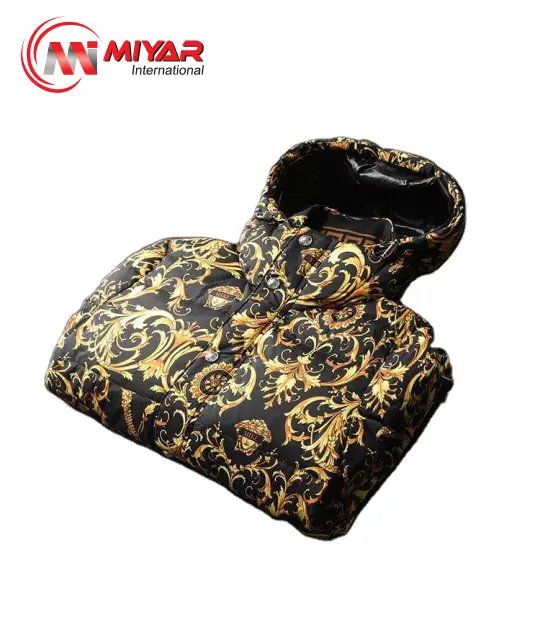 Лучшее качество рекламная Мода блестящее зимнее пальто мужская пуховая куртка