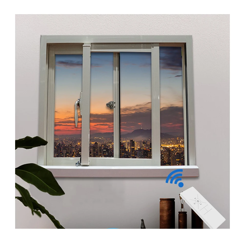 Моторизованная система открывания окон, моторизованный привод для раздвижного окна