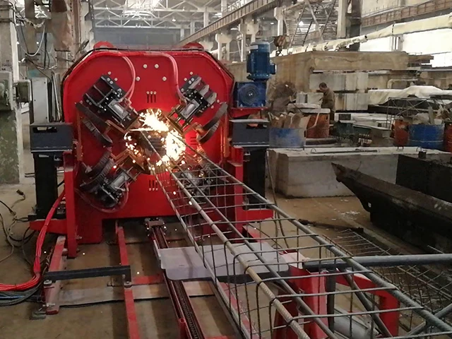 SNM-16 Pile Cage Machine Winding And Welding Of Reinforcing Cages Welding Equipment Wire Welding Machines