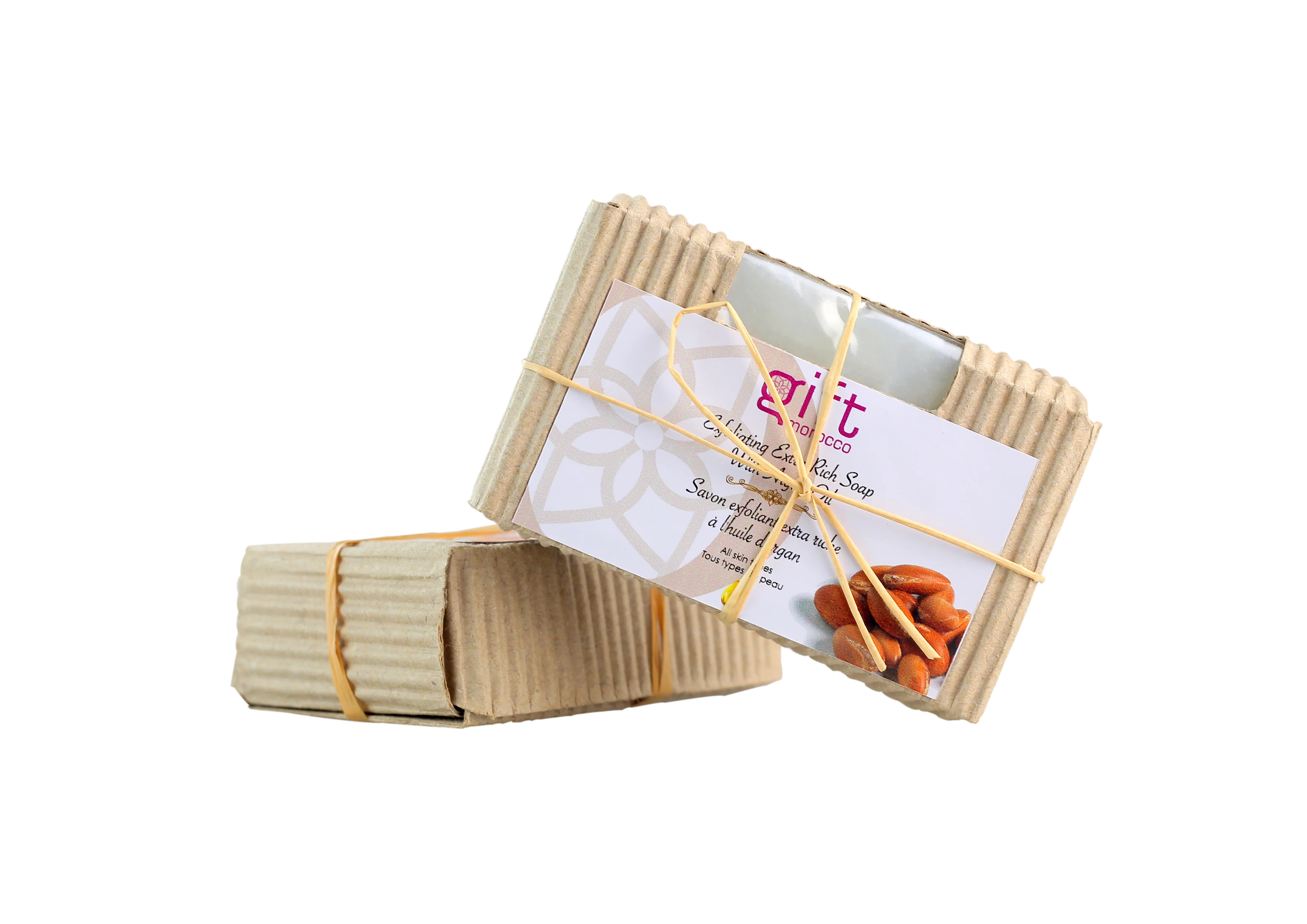 
Organic, Natural Hard Soaps with Argan oil, Saffron and poppy flower( Aker el Fassi) 