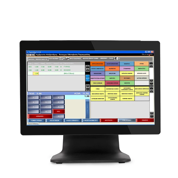 tcang integrated pos system hot-selling large touch screen pos machine cash register POS terminal software and hardware