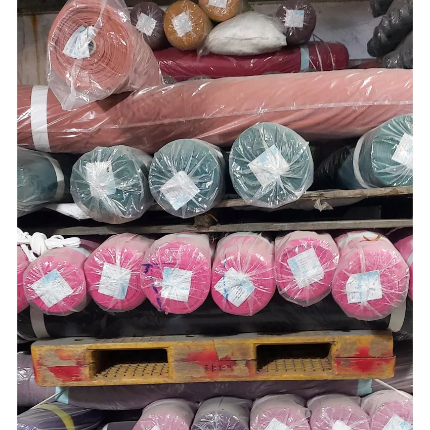 Jenny stock lot. Korea stockover ITY P/D Solid various color polyester spandex best quality for various clothes
