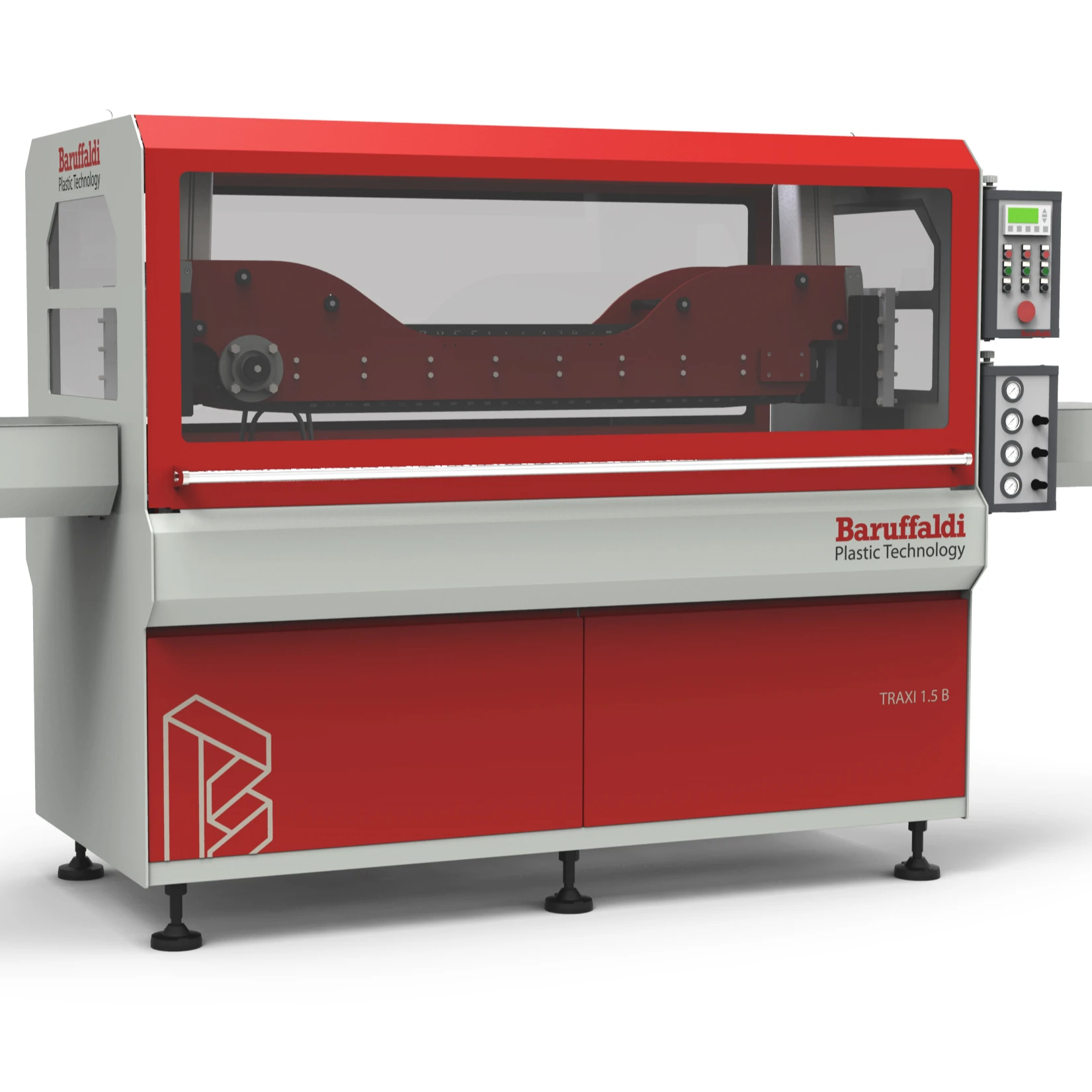 Top-quality Italian Haul-off type TRAXI for plastic PVC, PE, PP extruded profiles