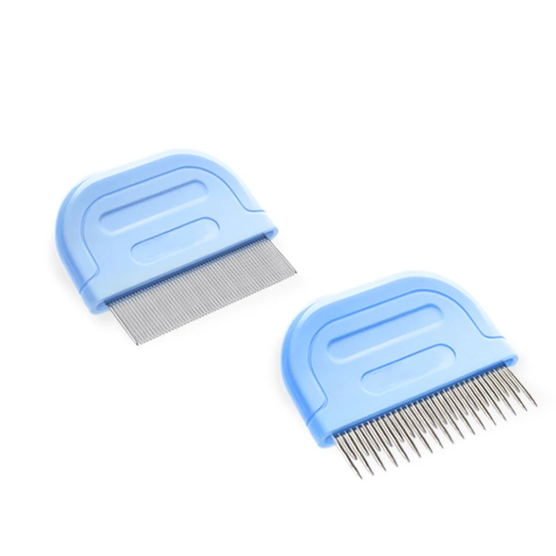 Wholesales High Quality Pet Comb Stainless Steel Teeth Brush Comb Dog Cat Pet Grooming Comb Stainless