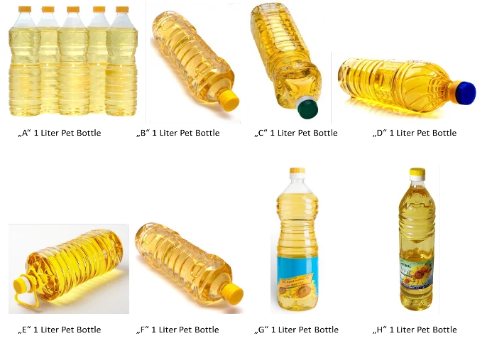 Organic Refined Sunflower Cooking Oil in Plastic Bottle
