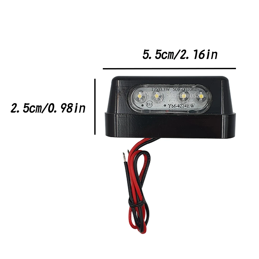 led motorcycle license plate light Emark for replacement