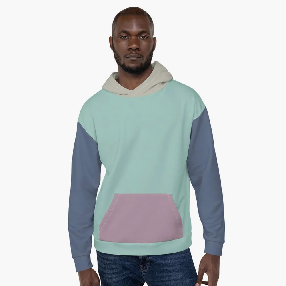 OEM Free Sample Men Hoodie Set Sweatshirt 50 Cotton 50 Polyester Long Sleeve Printed Oversize Pullover Hoodies Wholesale Black