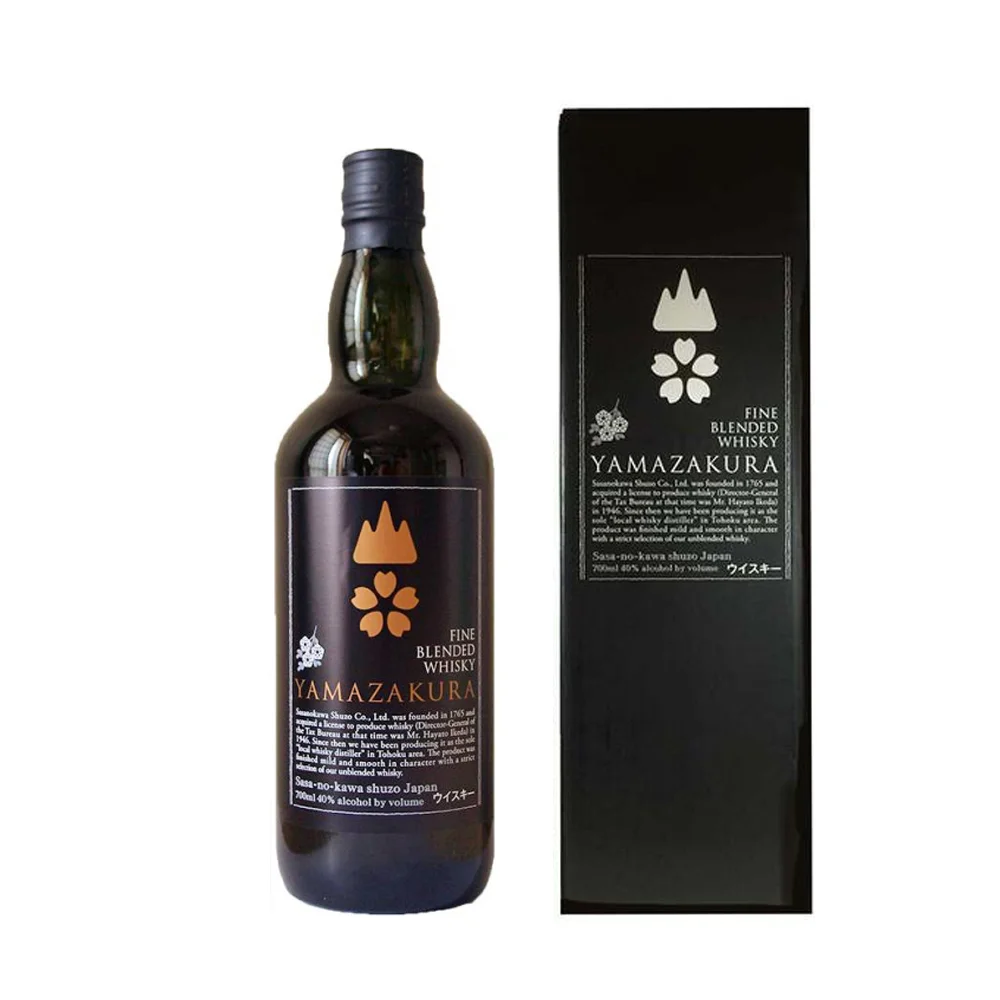 High Quality 700ml Yamazakura Distilled Blended Malt Whisky Gift Premium Black Label Blended Whisky Origin From Japan