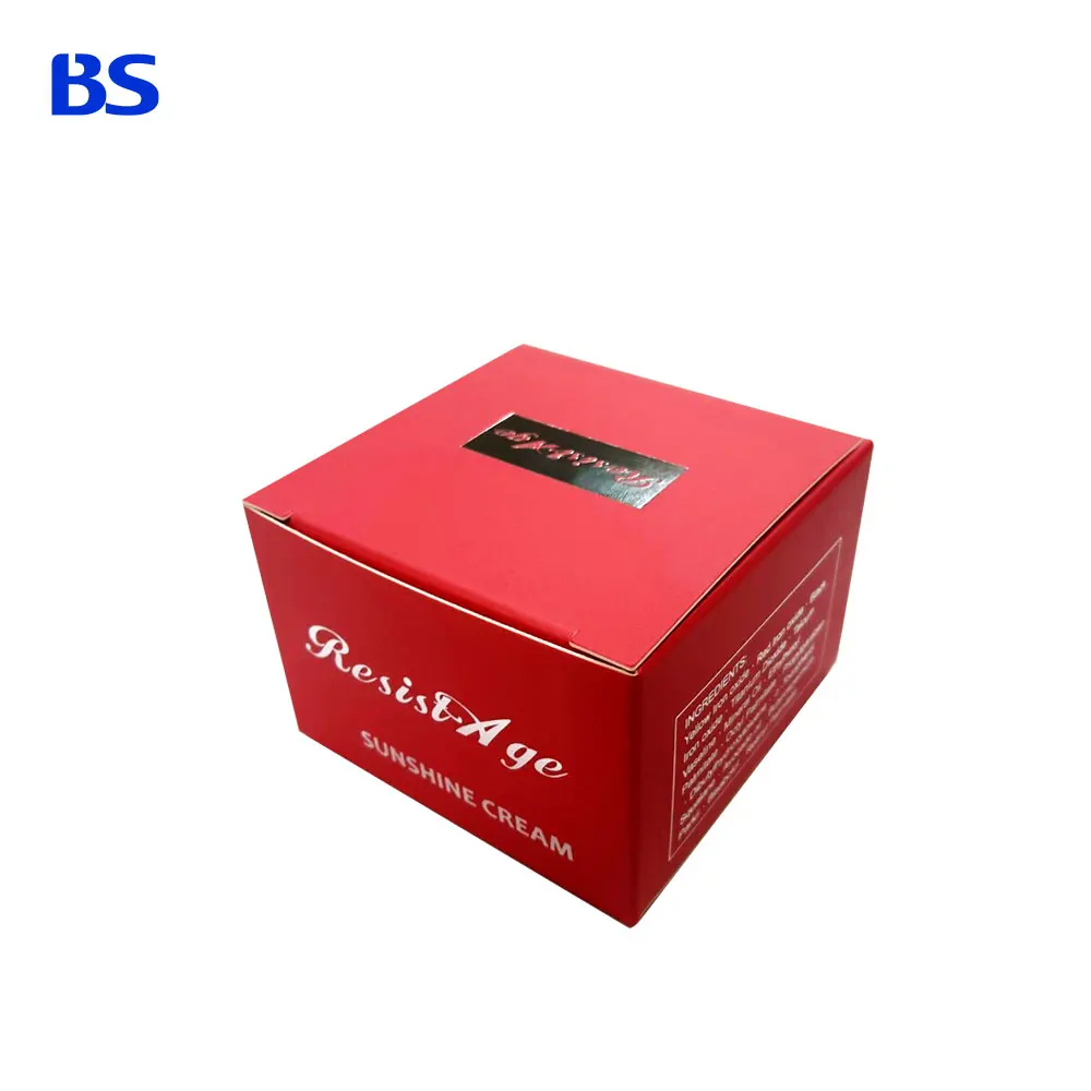 
Custom Silver Hot Stamping Embossed Logo Embossing Engraved Logo Skincare Paper Packaging Boxes 