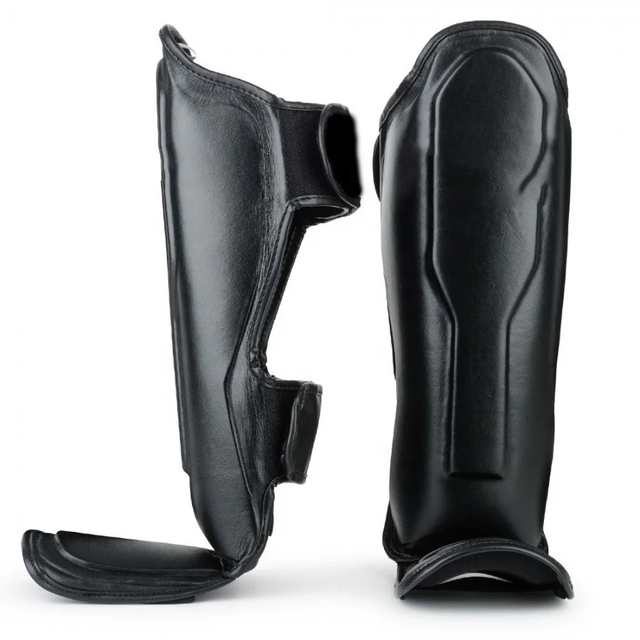 Latest Style  Hot selling artificial leather material shin guard safety sports  Leg protector FSW-SG-02-10