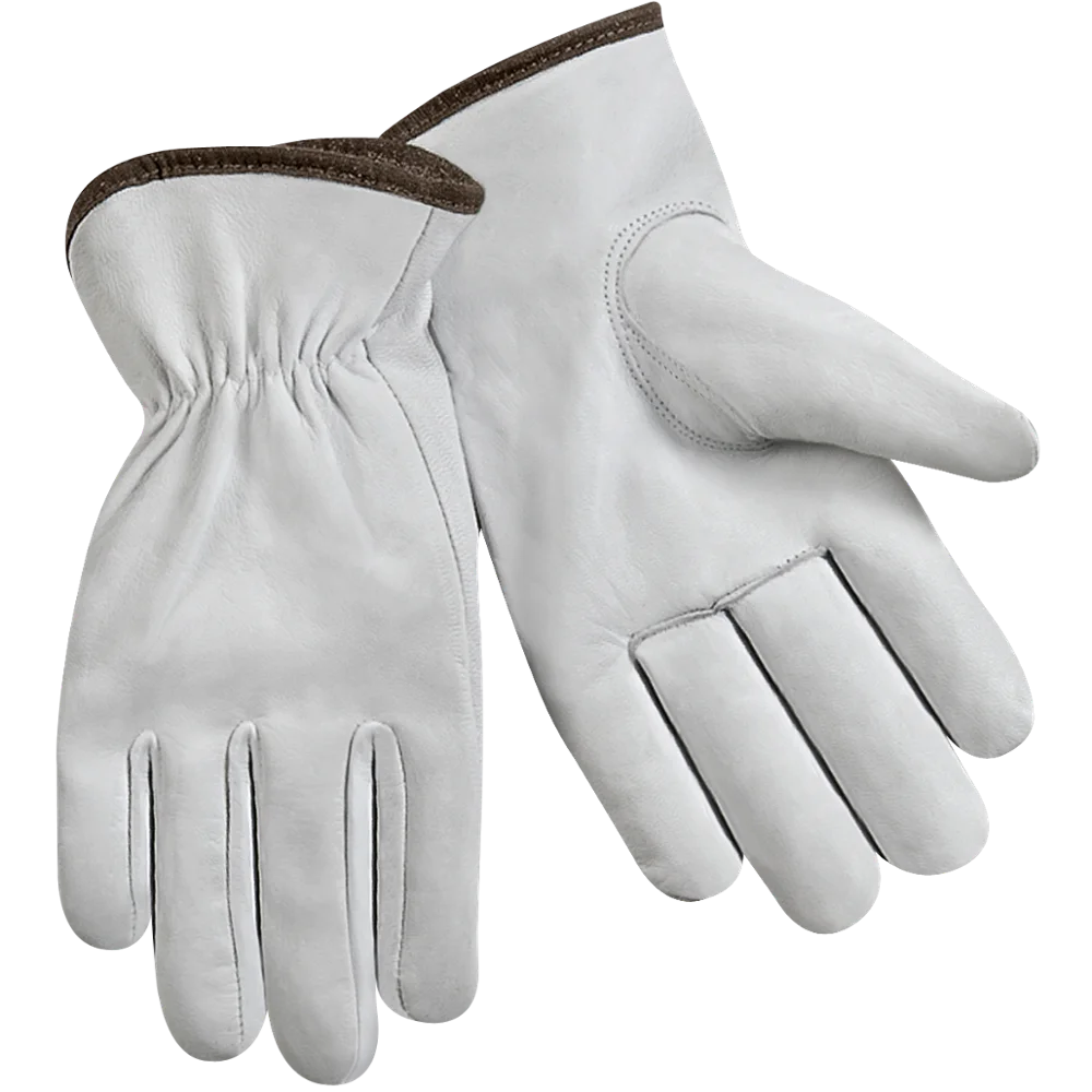 Driving Work Gloves Heavy Duty Industrial Safety Product Good Quality Cow Grain Leather Cheap Price Leather Work Gloves Driving