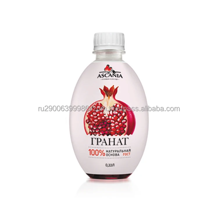 Original lemonade with pomegranate flavor is moderately sweet and contains only natural ingredients, soft drinks