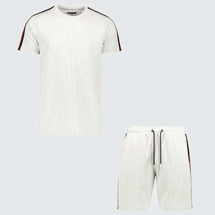 2022 summer popular men clothes 4colors formal two piece clothing European men 2 piece shorts set