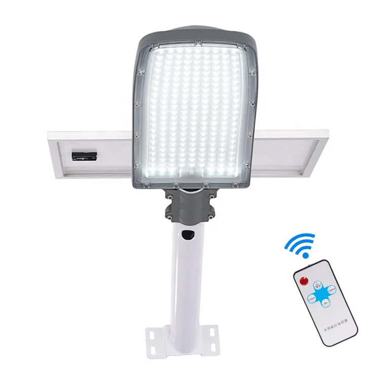 High Efficiency SMD Ip65 Outdoor Waterproof 100w 200w 300w Led Solar Street Light High Brightness Solar Street Lights