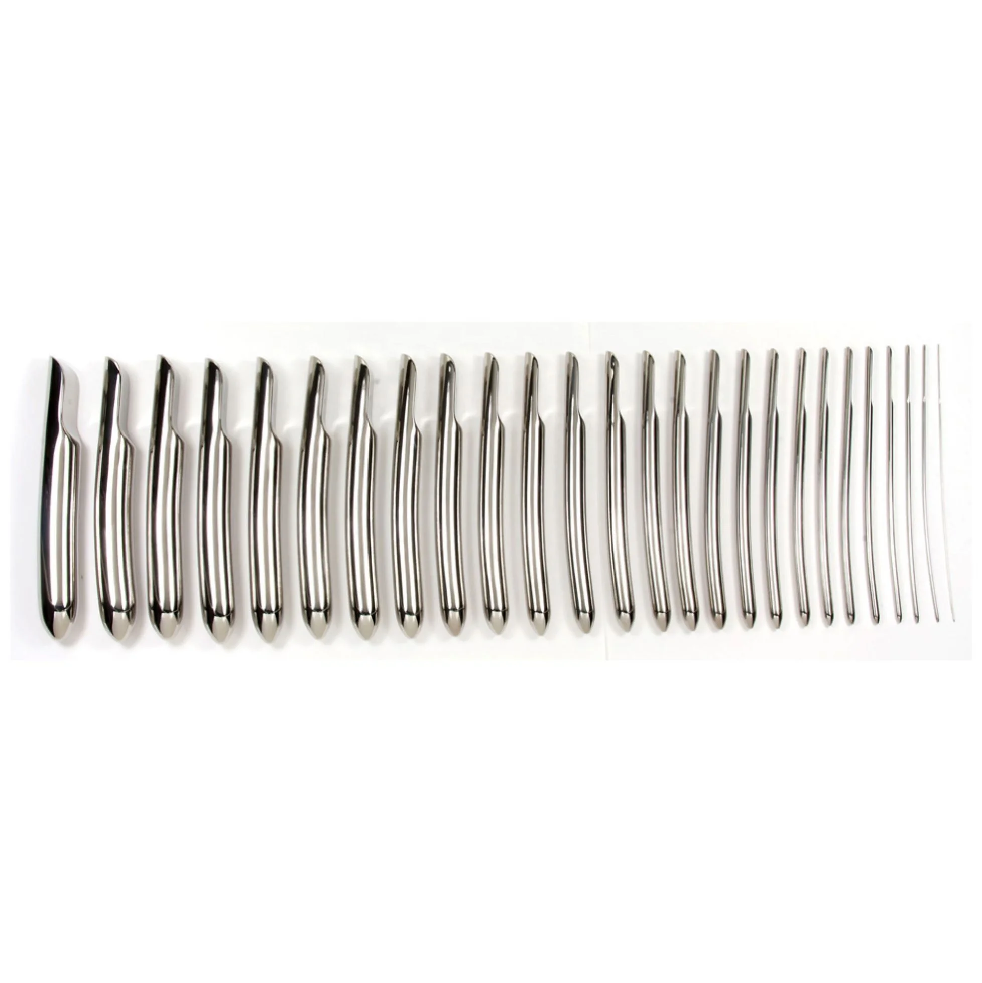 
Hegar Uterine Dilator Sounds set of 14 pieces single ended Surgical Instruments MGI-GYN-03 