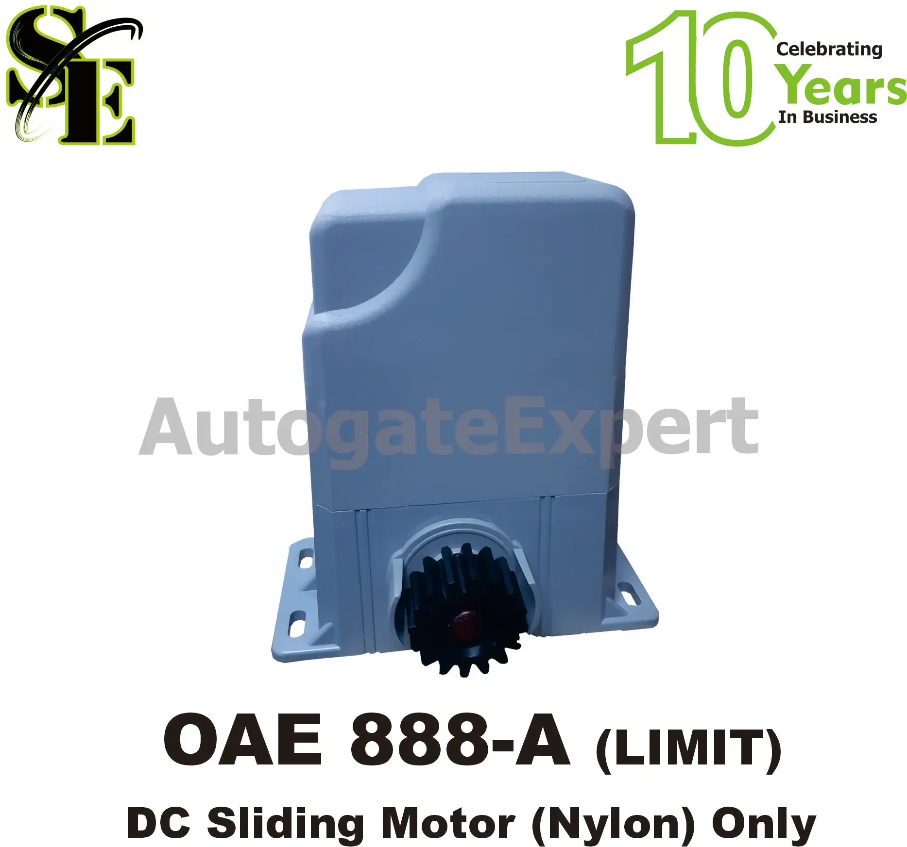 Best product Malaysia autogate limit switch and nylon gear Autogate OAE DC Sliding Motor Only
