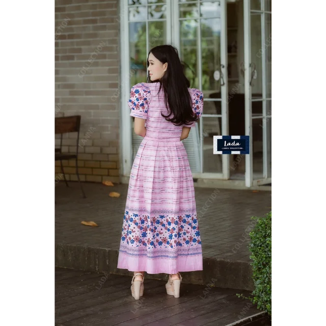 Лидер продаж тайские повседневные женские платья товары премиум класса ручная работа Лада Лана коллекция 035 набор цветов