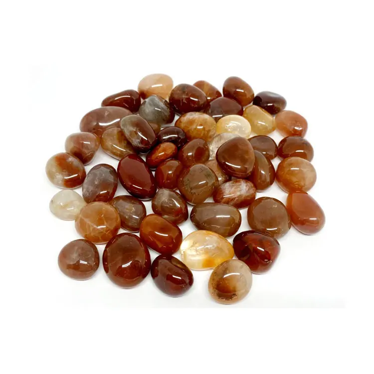 Top Selling Business Gift Multiple Usage Crystal Stone Healing Red Crystal A Tumbled Stones