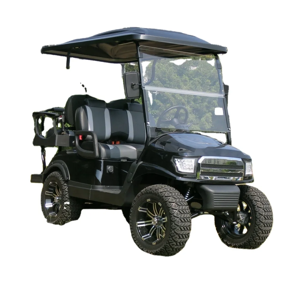 Battery powered electric golf cart for sale with 4 or 6 seater design