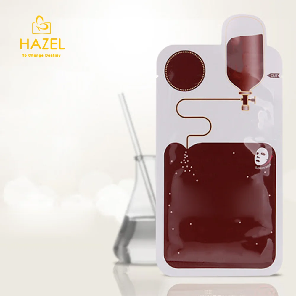 Package Of Anti-Aging Paper Mask Processing Services- Hydrating Dry Skin Anti-Aging Anti-Wrinkle Facial Mask