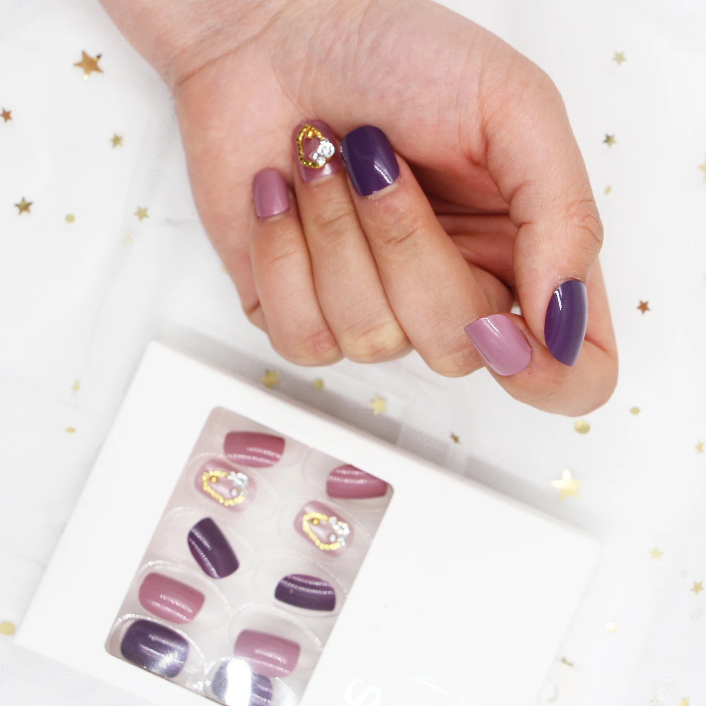 Fast Shipping Full Cover Soft Gel Fake Nails